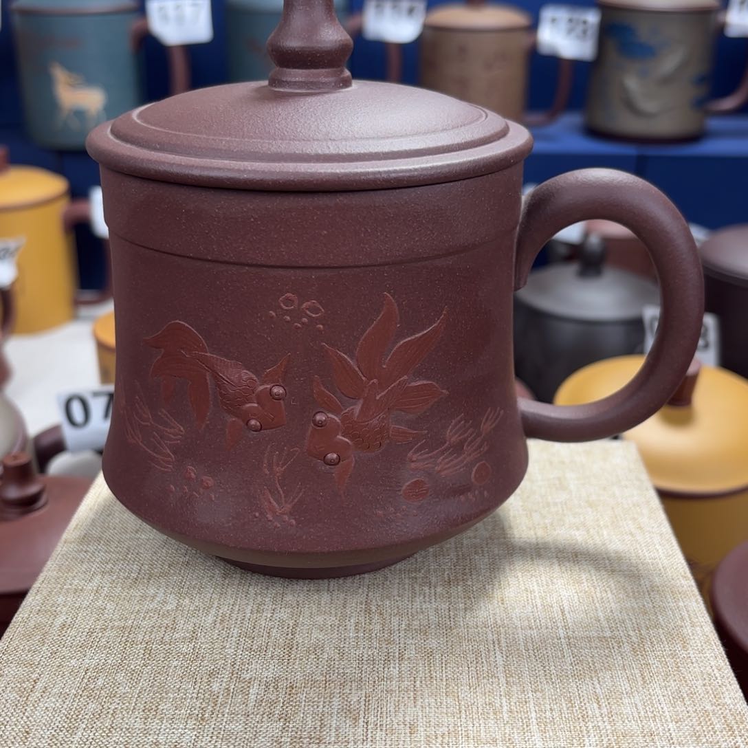 紫砂茶杯紫砂盖杯