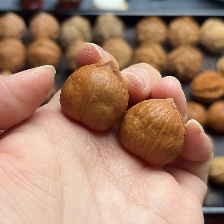 文玩核桃把件野生小核桃桃心手捻1901