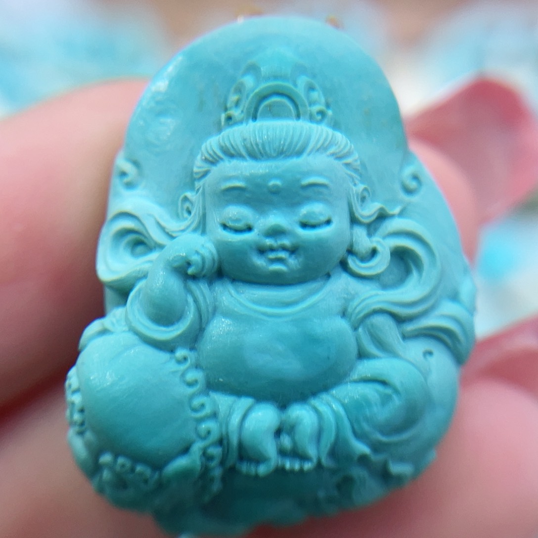 未镶嵌绿松石珠宝奇石