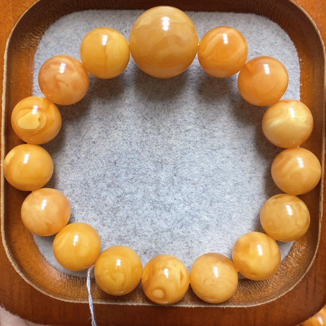 蜜蜡手串未镶嵌蜜蜡手串