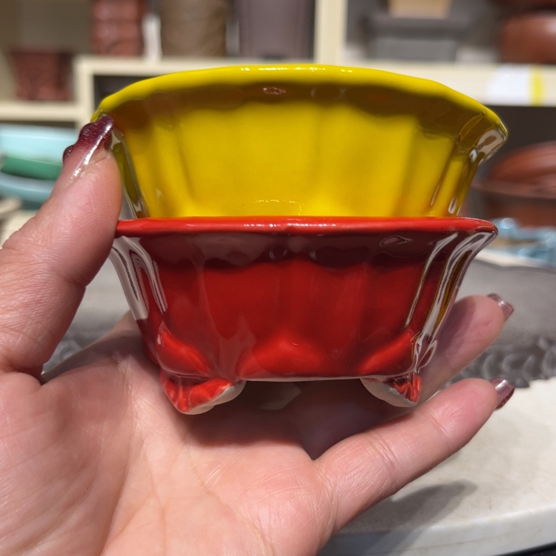 紫砂花盆瑕疵4.5-9-2。。。。