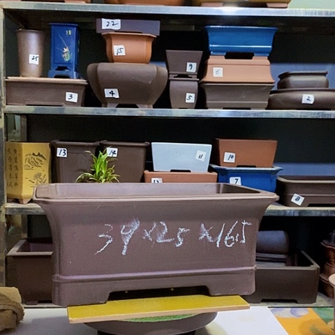 红陶宜兴紫砂花盆