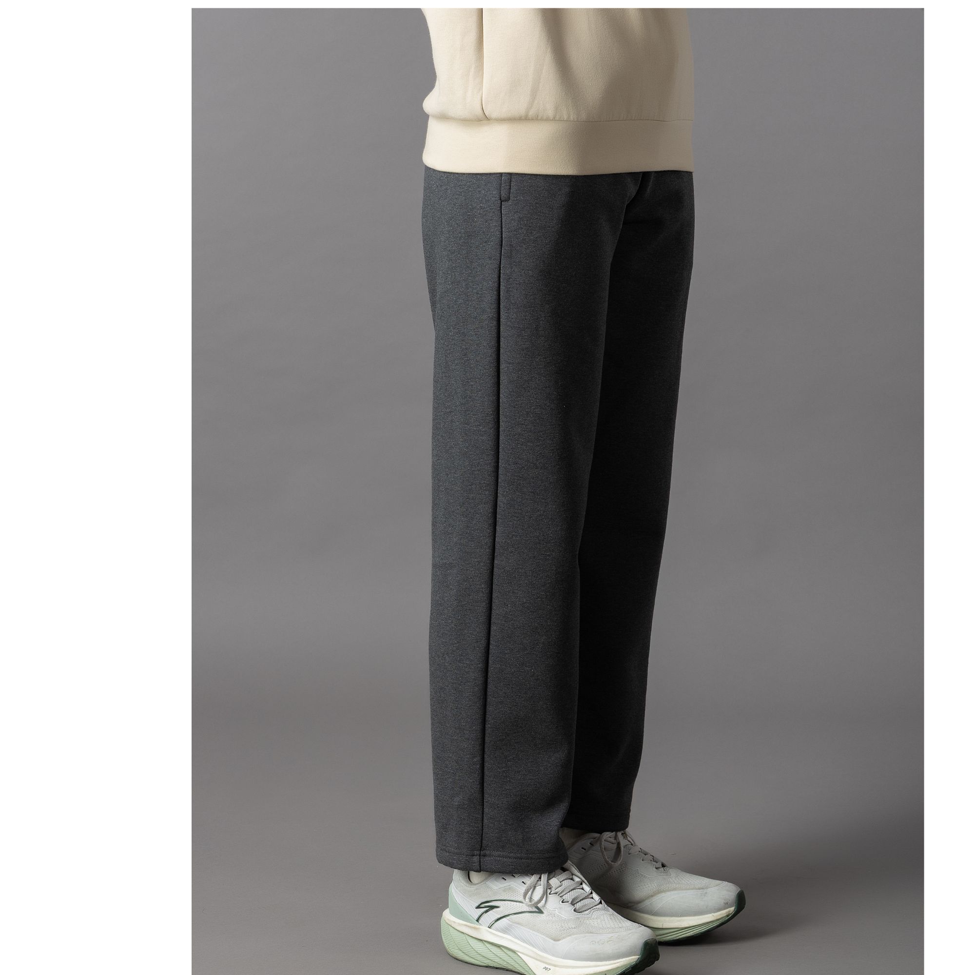 笕度笕度.冬季男士石墨烯摇粒绒修身直脚长裤966