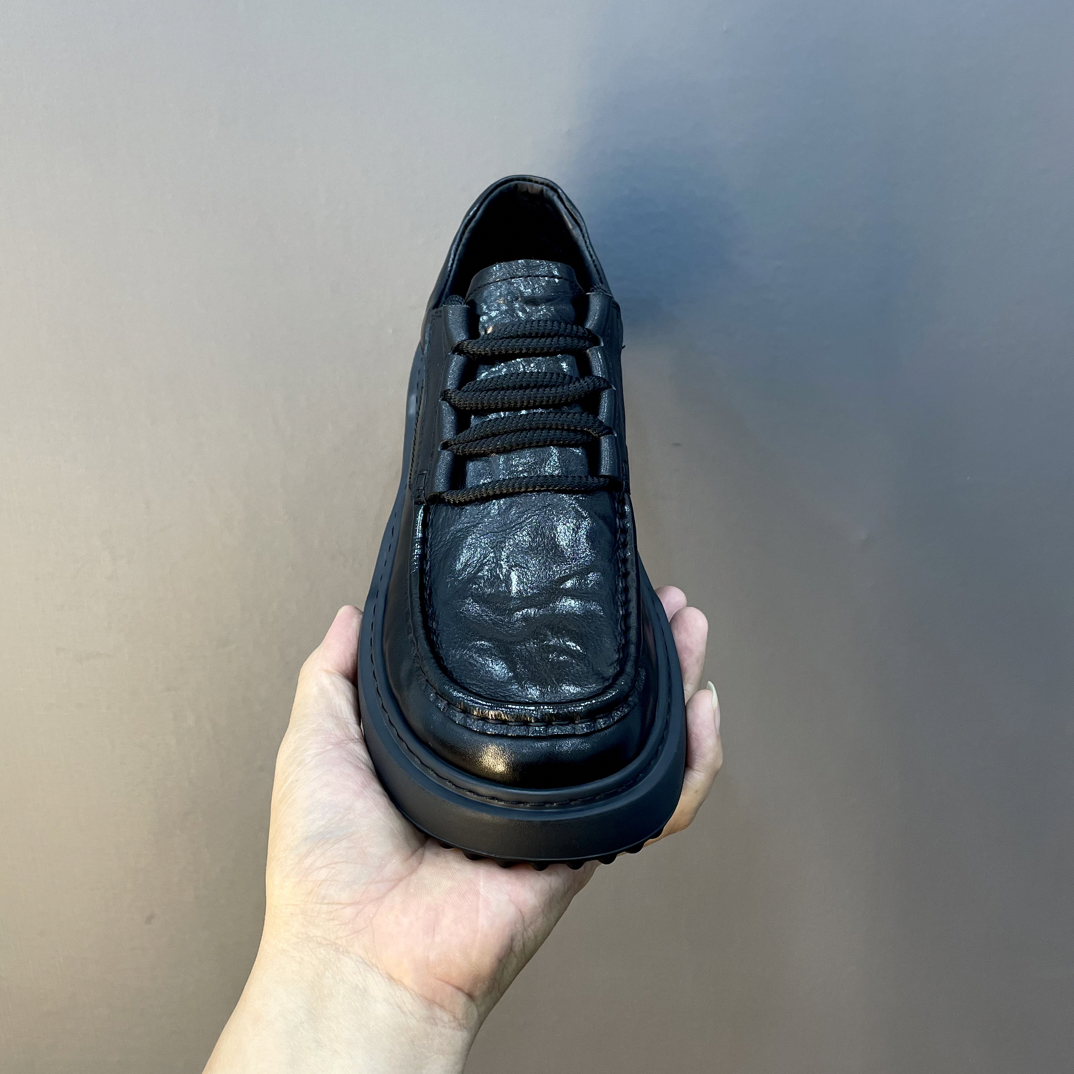 9高端品质 纯皮时尚休闲男鞋6680-6
