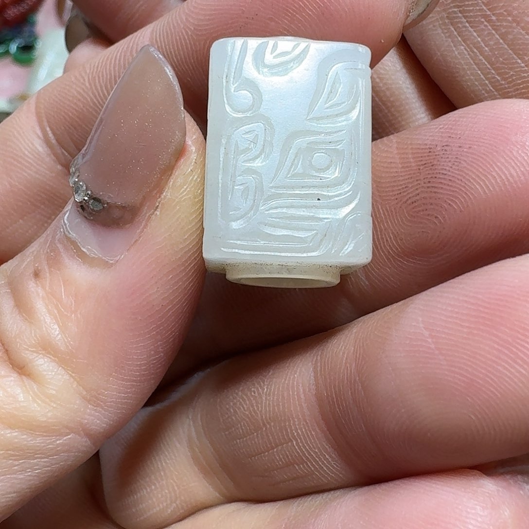 和田玉挂件未镶嵌封**爱