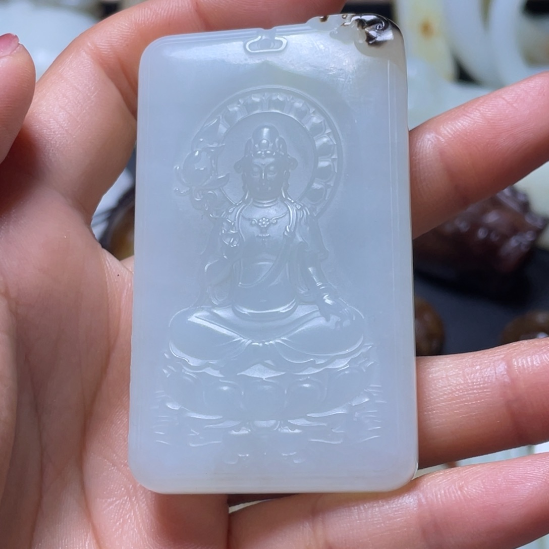 【闪购商品】和田玉挂件未镶嵌无****）