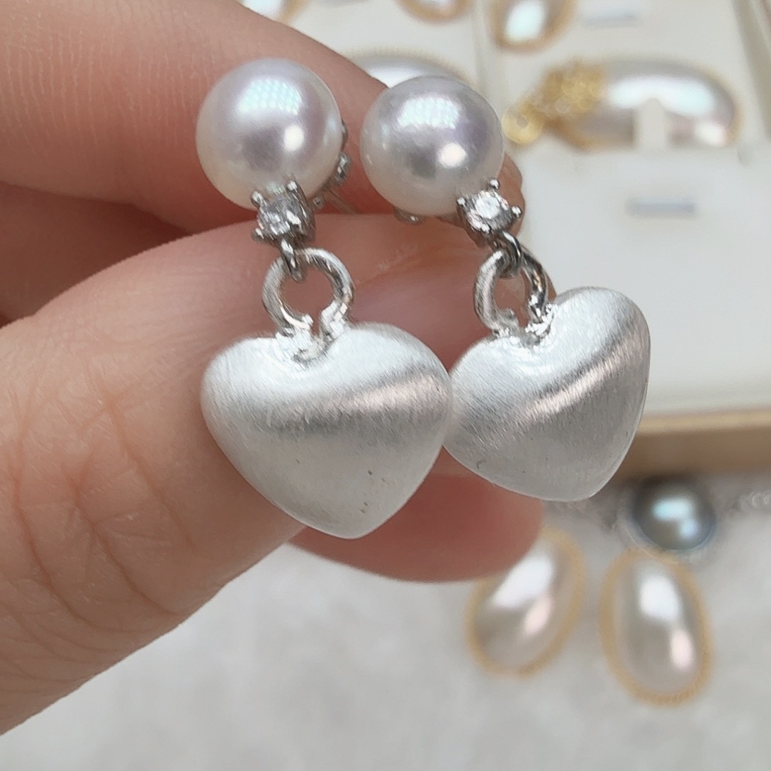 耳饰未镶嵌淡水珍珠