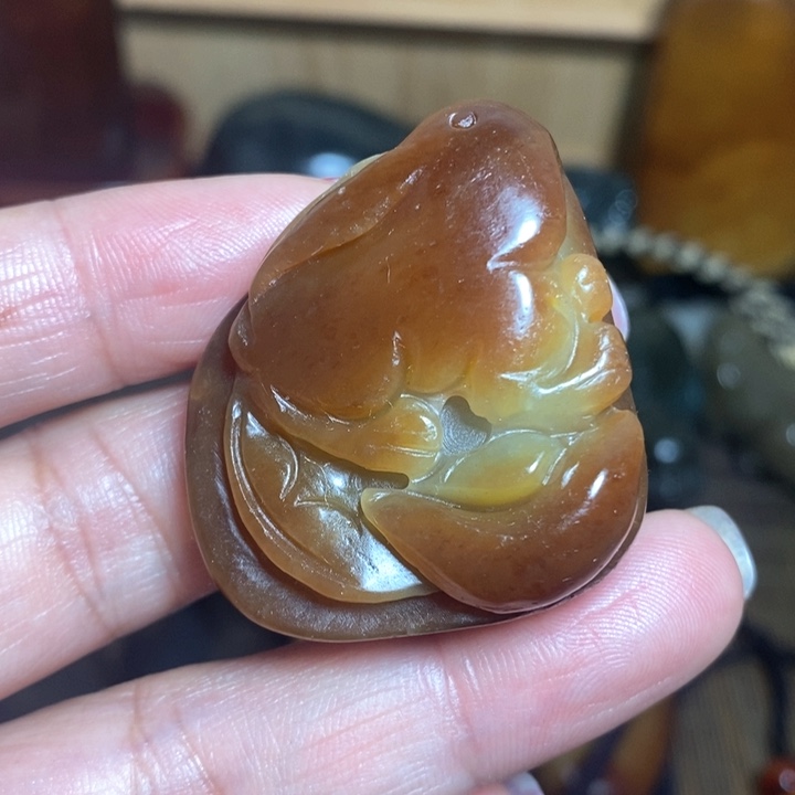 和田玉（糖玉）挂件未镶嵌