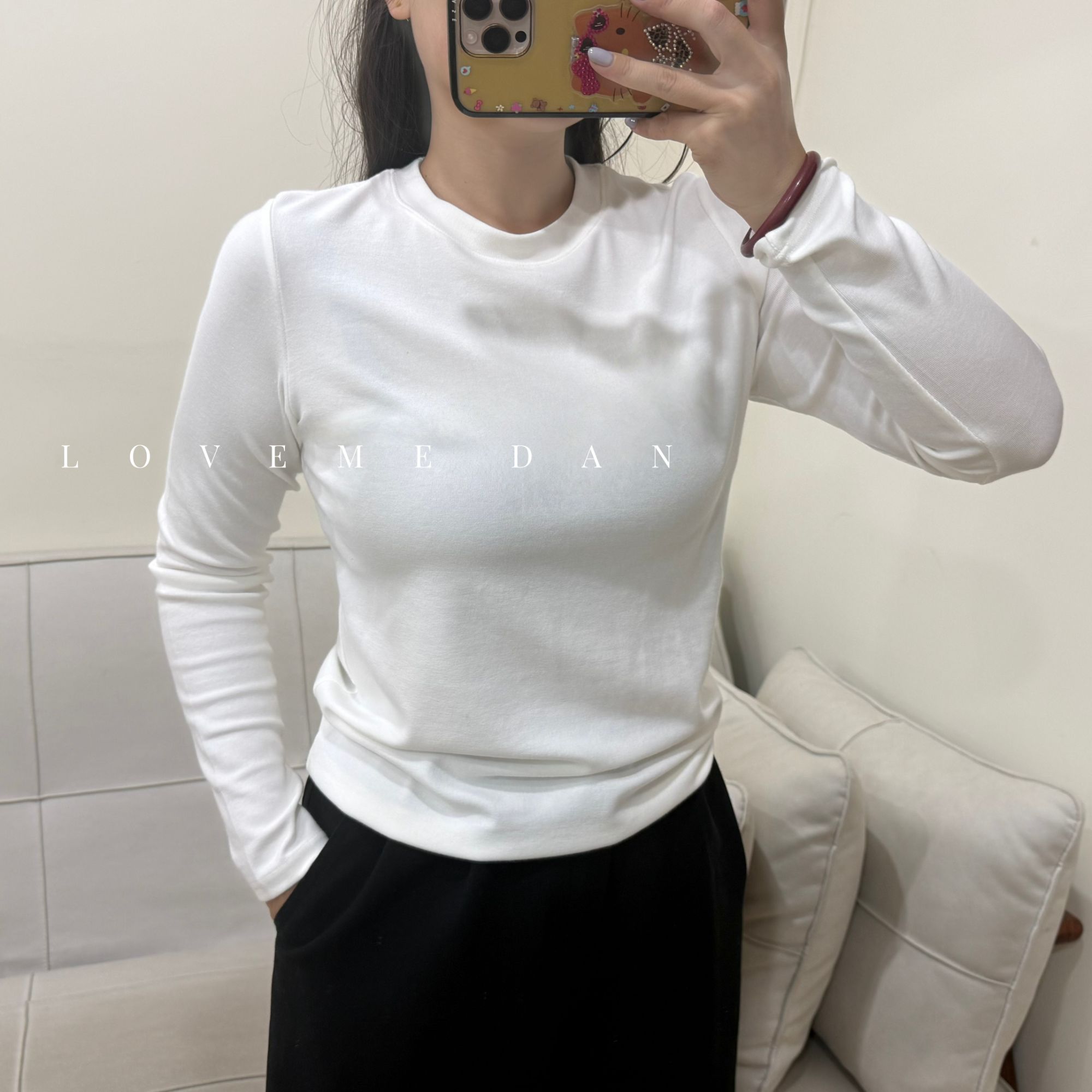 【T6002】LOVEME DAN-爱尚我女装-长袖圆领打底T恤