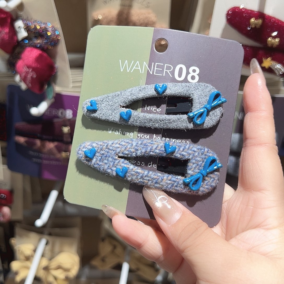 非金属蓝色蝴蝶结掰掰