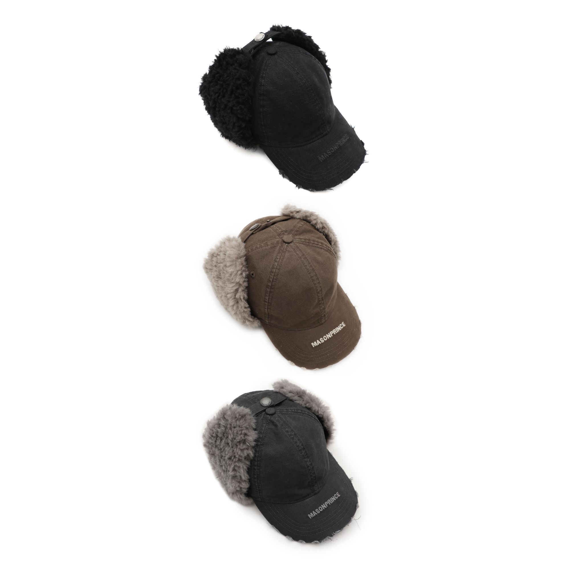 【深圳】MASONPRINCE*羊毛护耳洗褪棒球帽