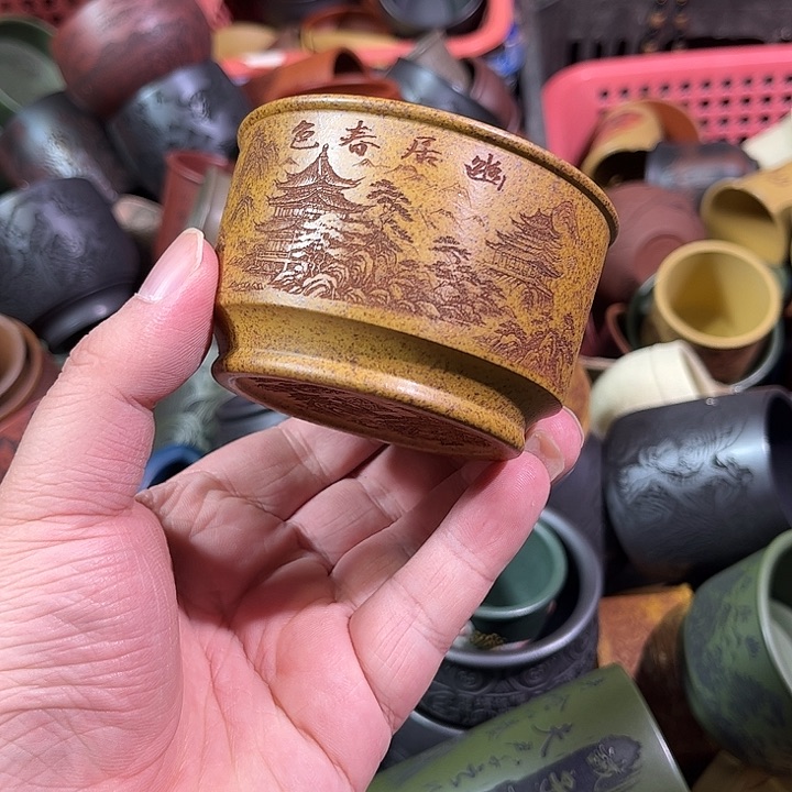 茶杯紫砂全手工紫砂主人杯