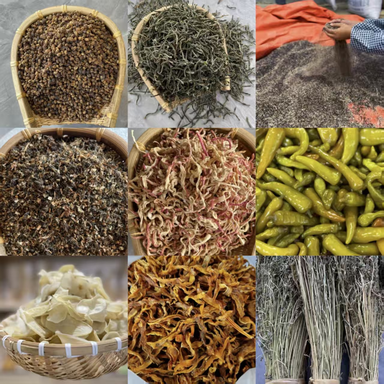 散装称重干菜农村自产自销无标签