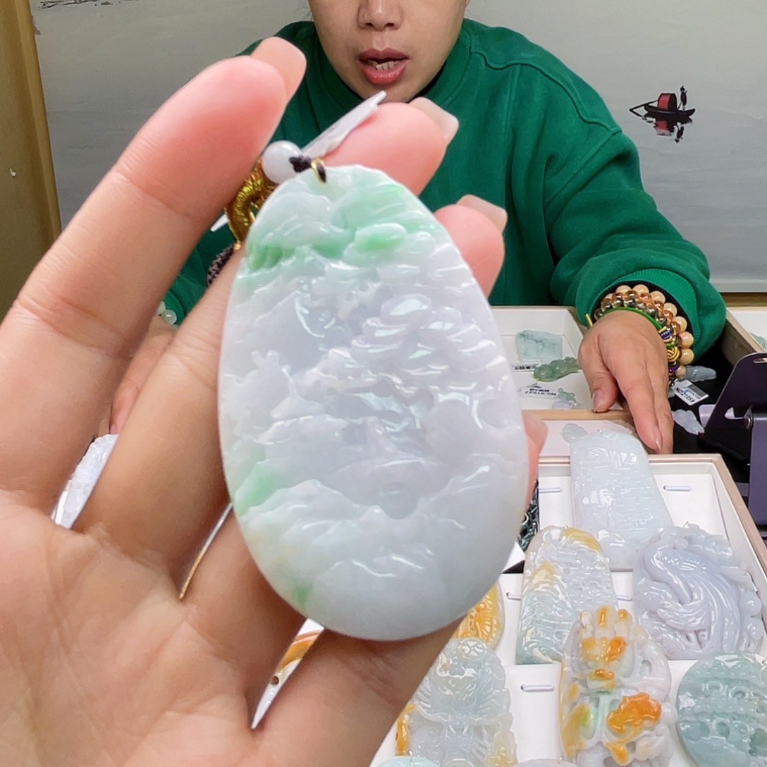 翡翠吊坠(不含链)未镶嵌