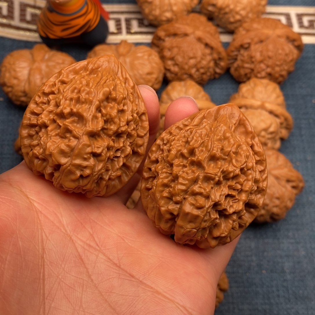 文玩核桃把件41官帽