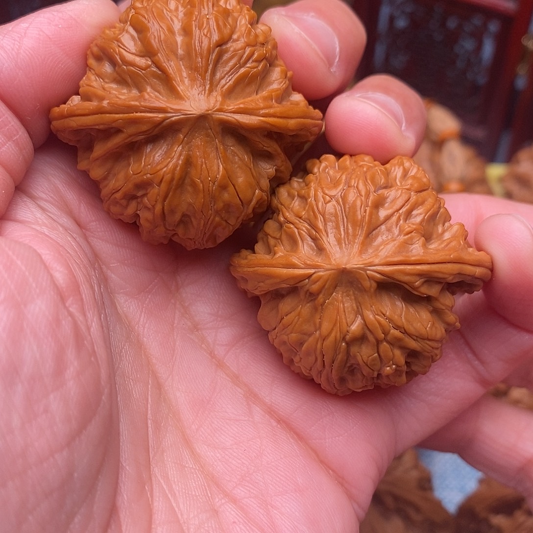 把件文玩核桃全品山地正磨39尺