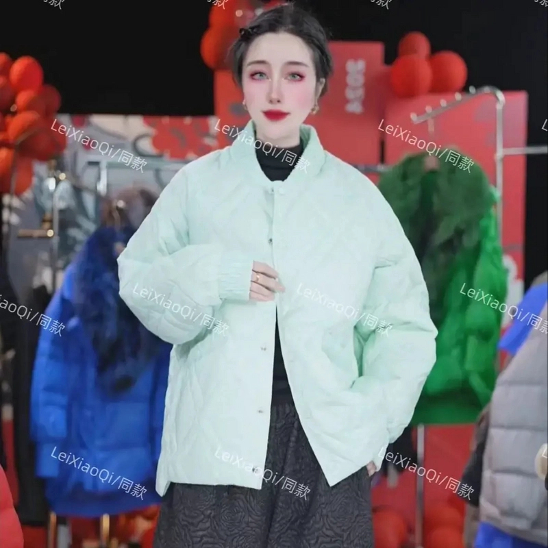 【羽绒】冬季百搭时尚潮流休闲气质显瘦轻奢女款羽绒服1368