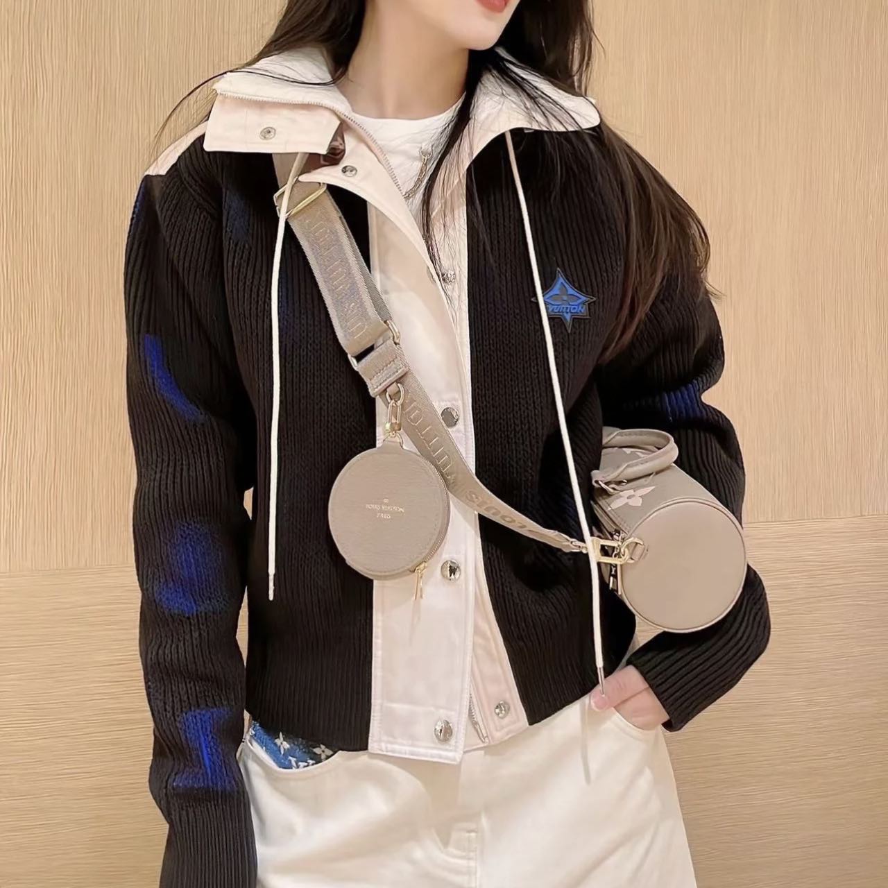 全新未使用 LouisVuitton/路易威登 积分-288汤/843743/连帽外套
