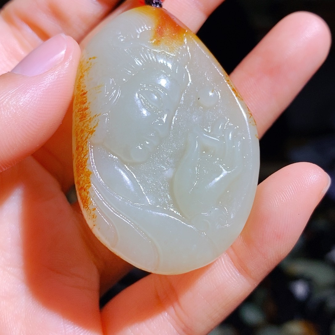 和田玉颈饰未镶嵌