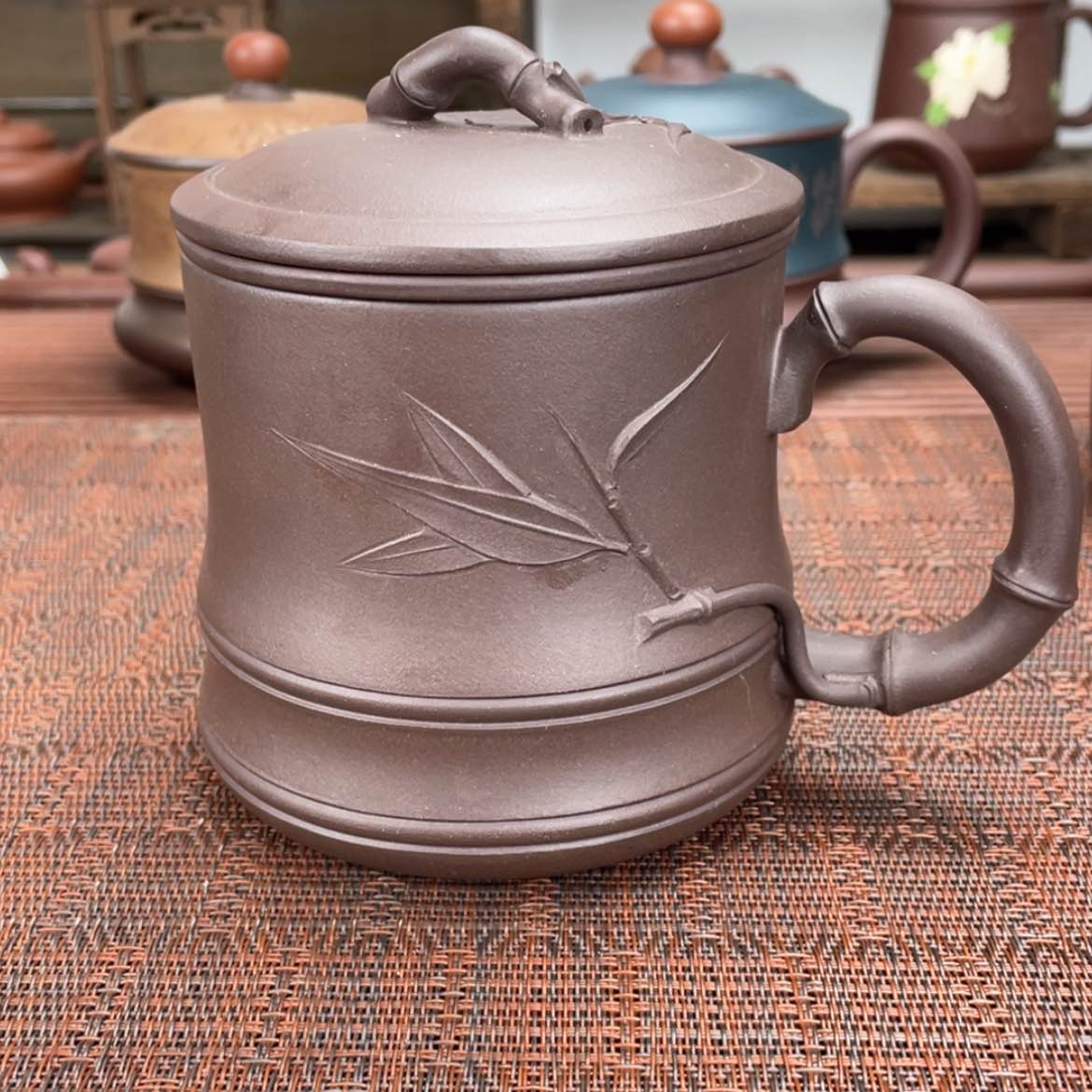 【闪购商品】紫砂茶杯宜兴原矿紫砂盖杯微瑕
