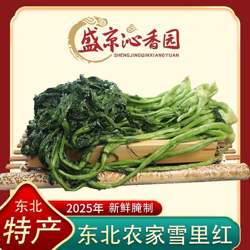 盛京沁香园东北咸菜2025年新鲜腌制雪里红东北特产老口味雪菜5斤
