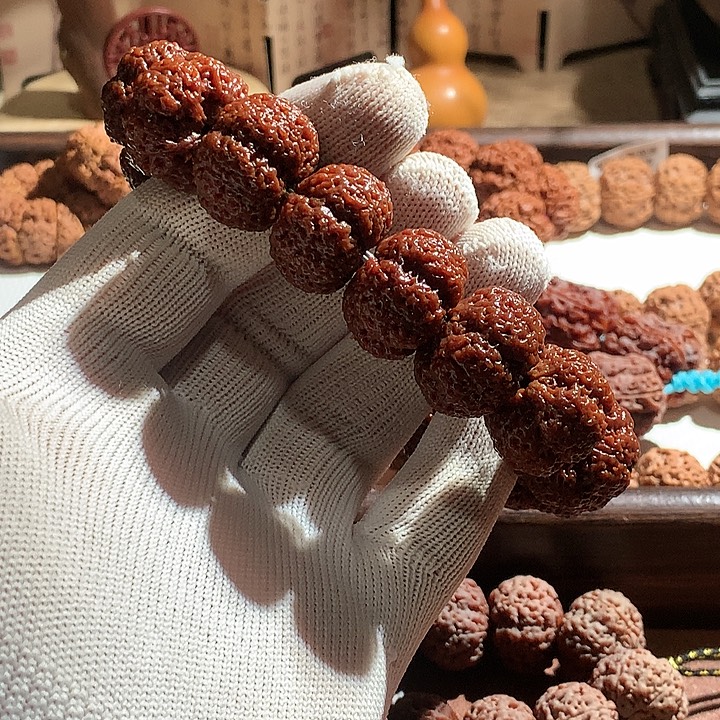 金刚菩提手串顶级红皮国宝夹板22