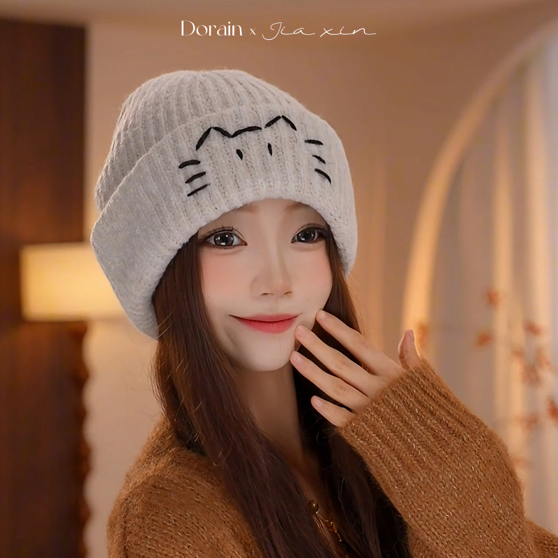 朵澜2025新款爆款洋气大头围百搭显脸小保暖护耳包头帽子冷帽