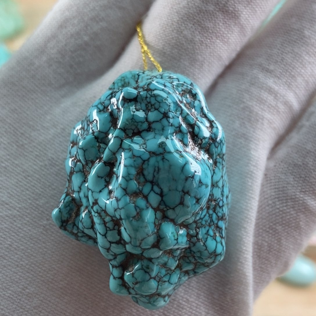 绿松石珠宝奇石未镶嵌