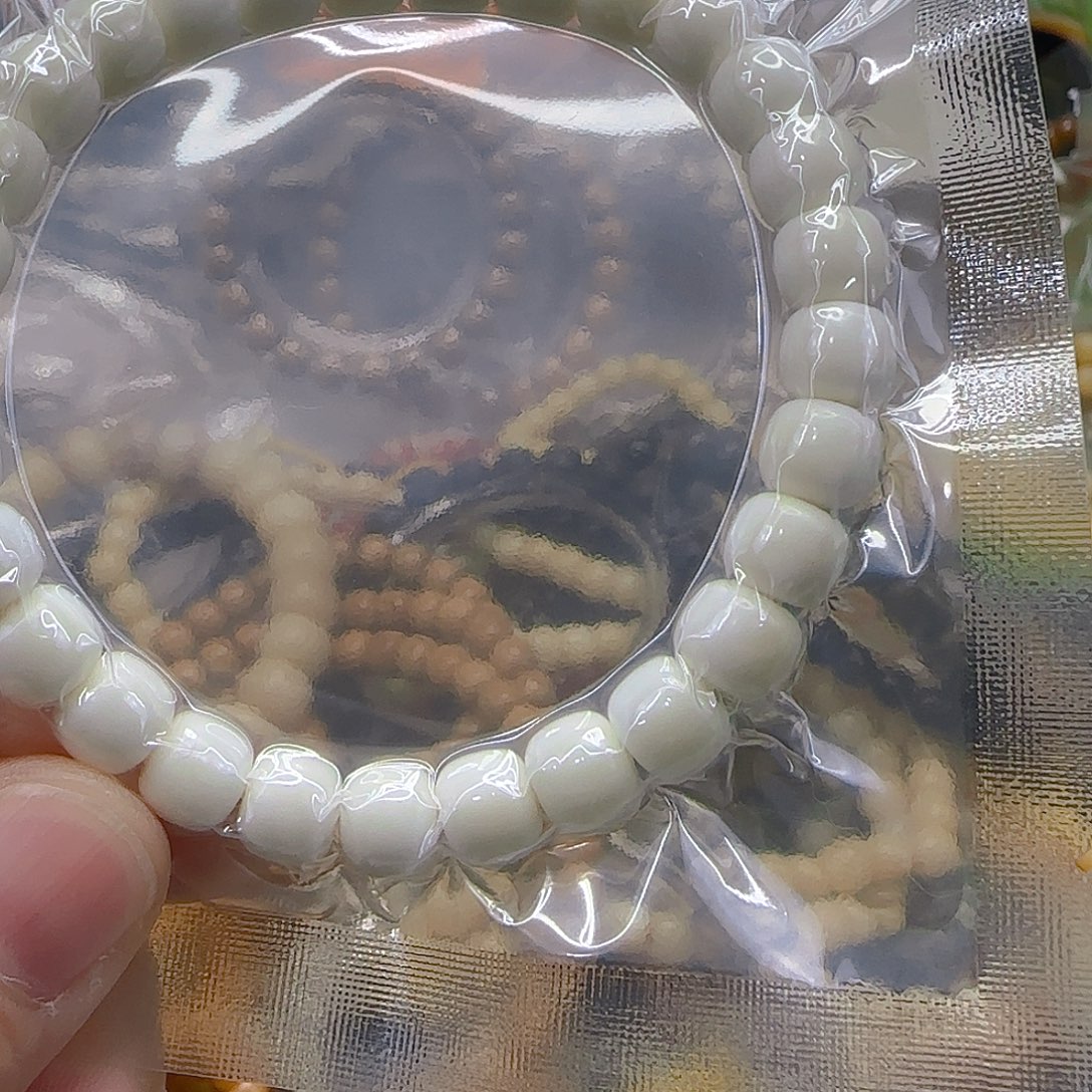 手串星月菩提127白玉菩提桶87单圈