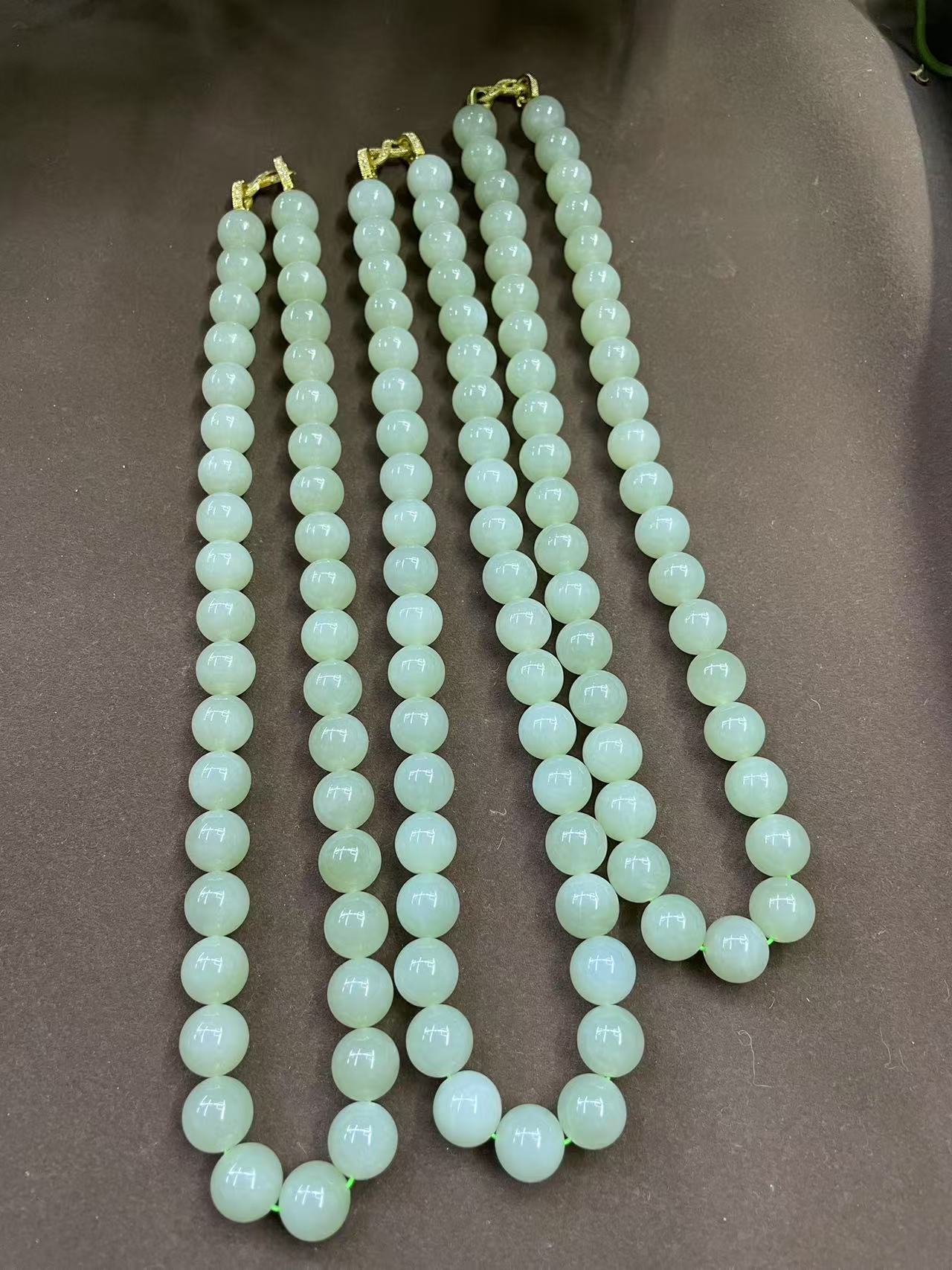 和田玉冰晴水链子k11-12（颜色微区多样性发货拍一发一）