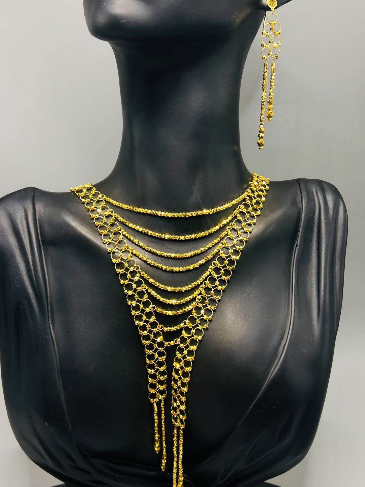 A播 42.8g足金999套链 d