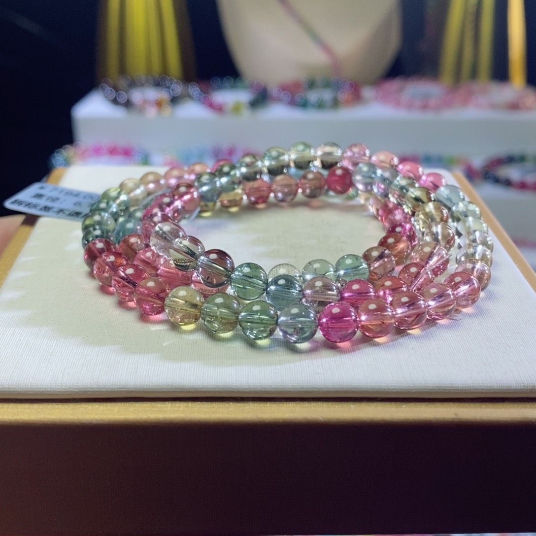 碧玺手链未镶嵌人鱼