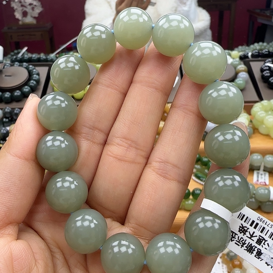 和田玉未镶嵌手链