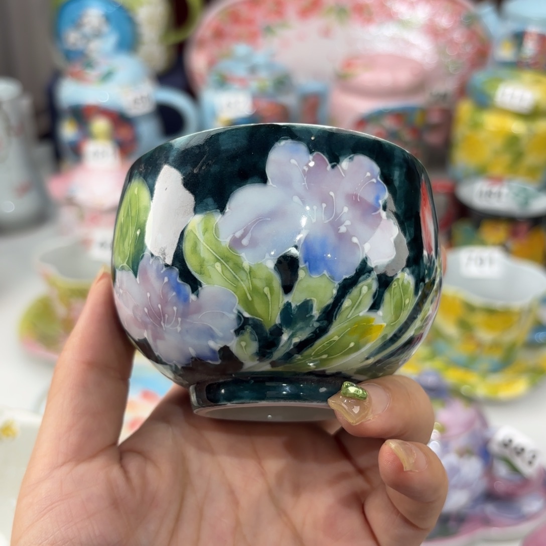 景德镇手绘高温釉下彩陶瓷茶具