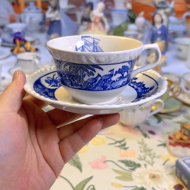 摆件欧洲中古瓷器编号10（伍德大航海）