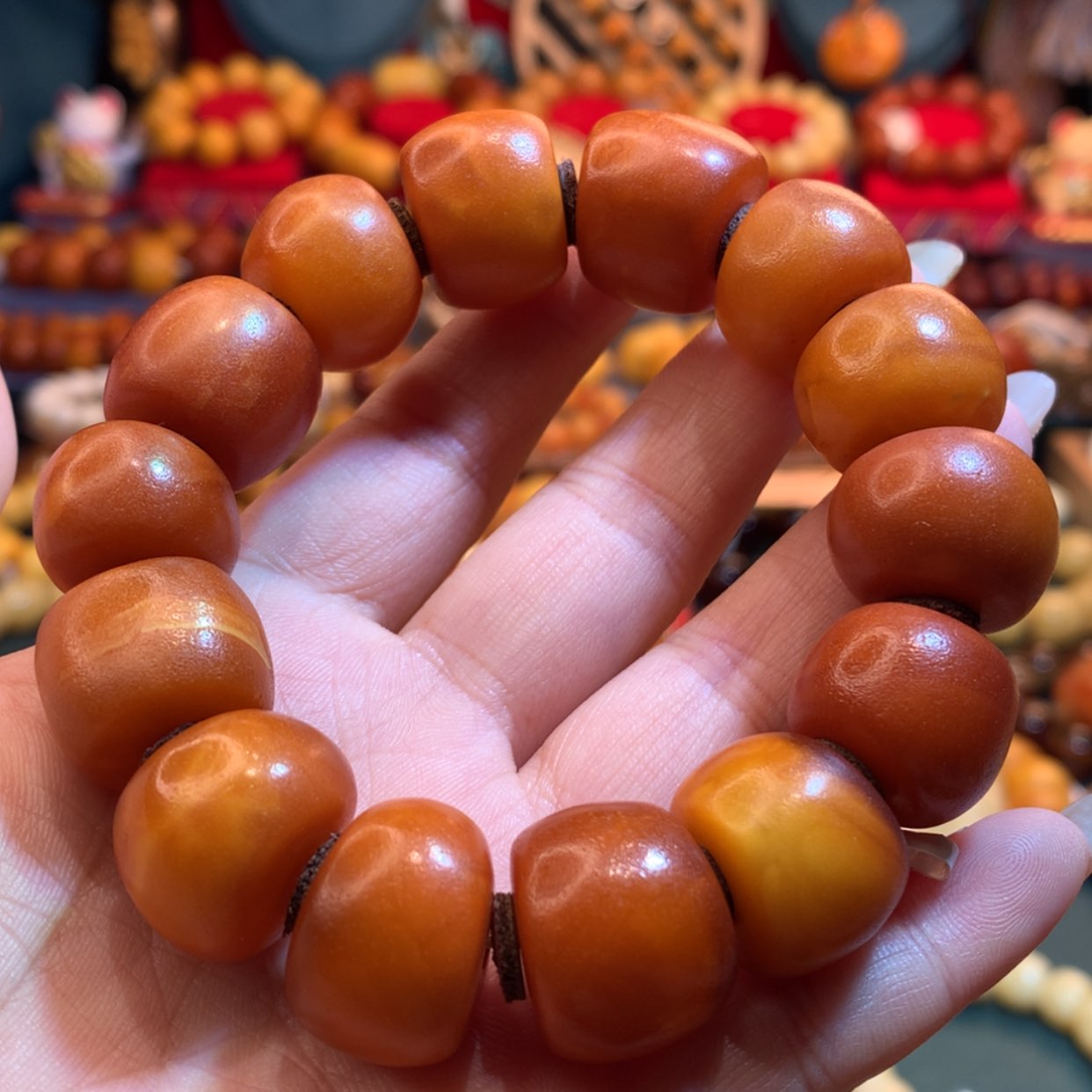 【闪购商品】蜜蜡手串未镶嵌蜜蜡手串