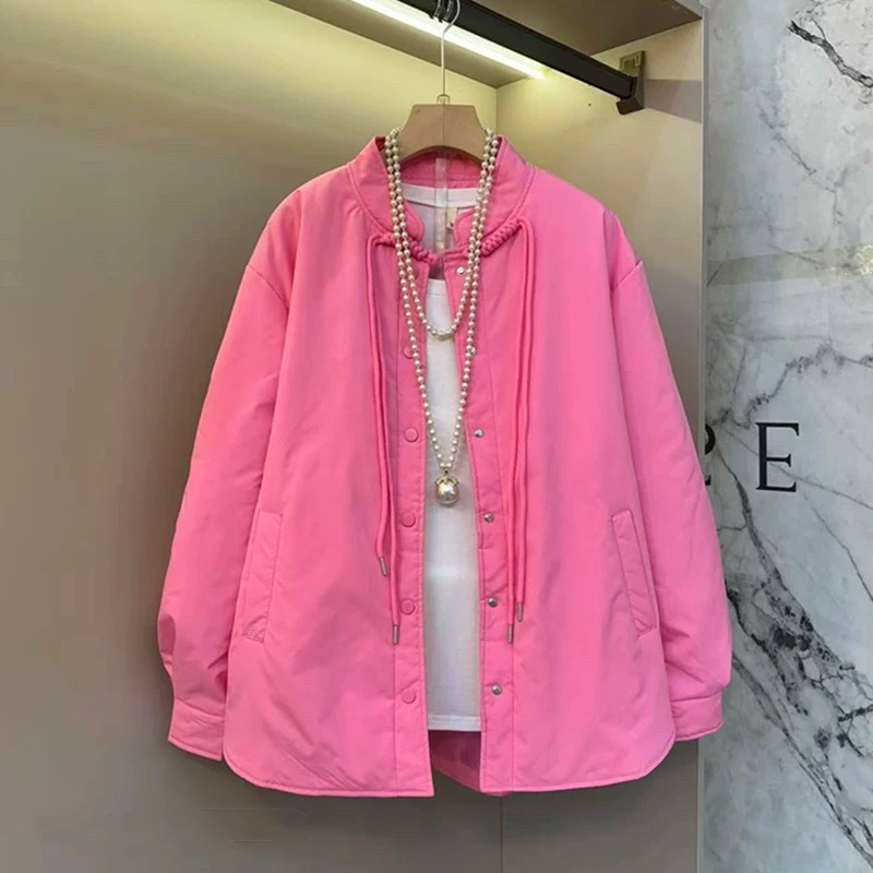 三姐家新中式休闲混沌风薄棉流苏外套