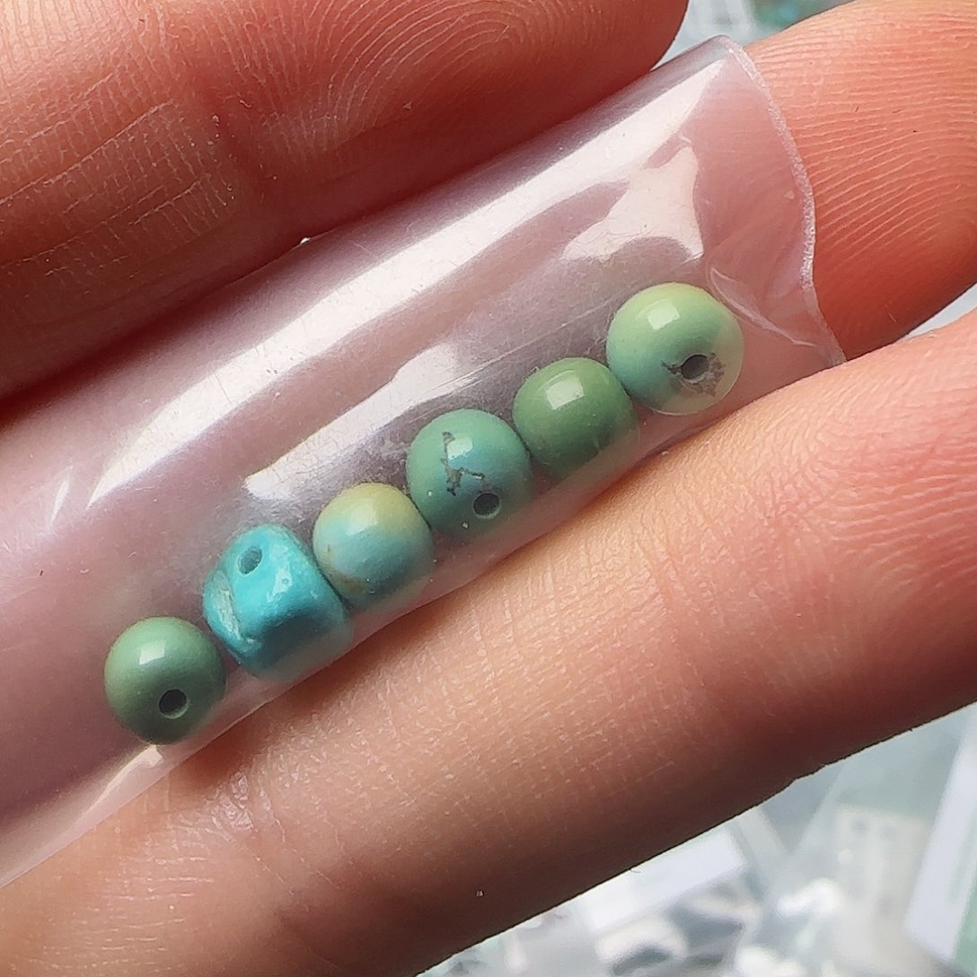 绿松石珠宝半成品未镶嵌