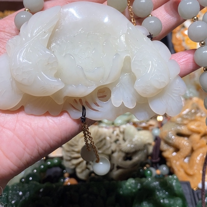 岫玉毛衣链未镶嵌