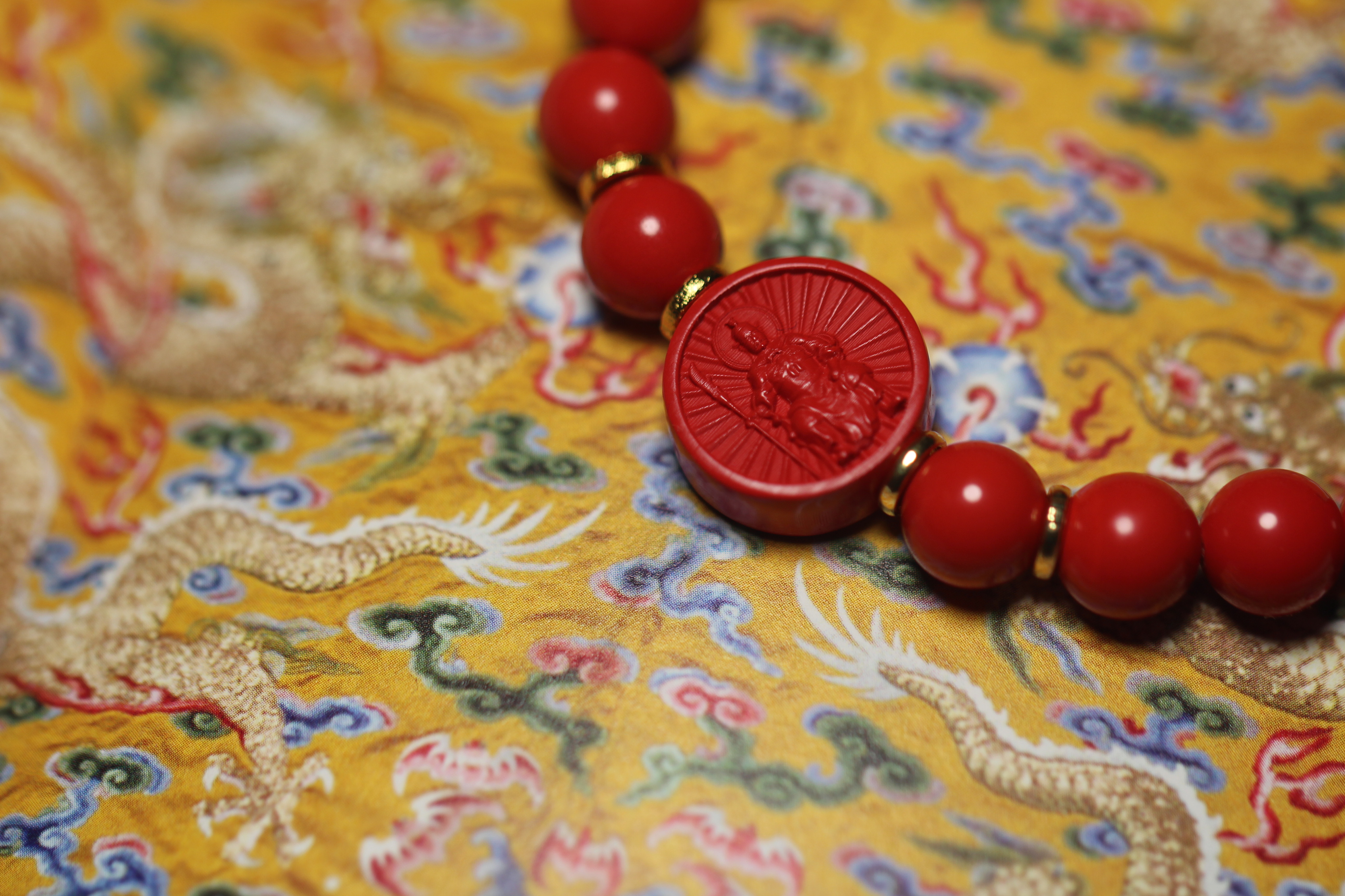 经典红·文哲大将军【丙午年】手串