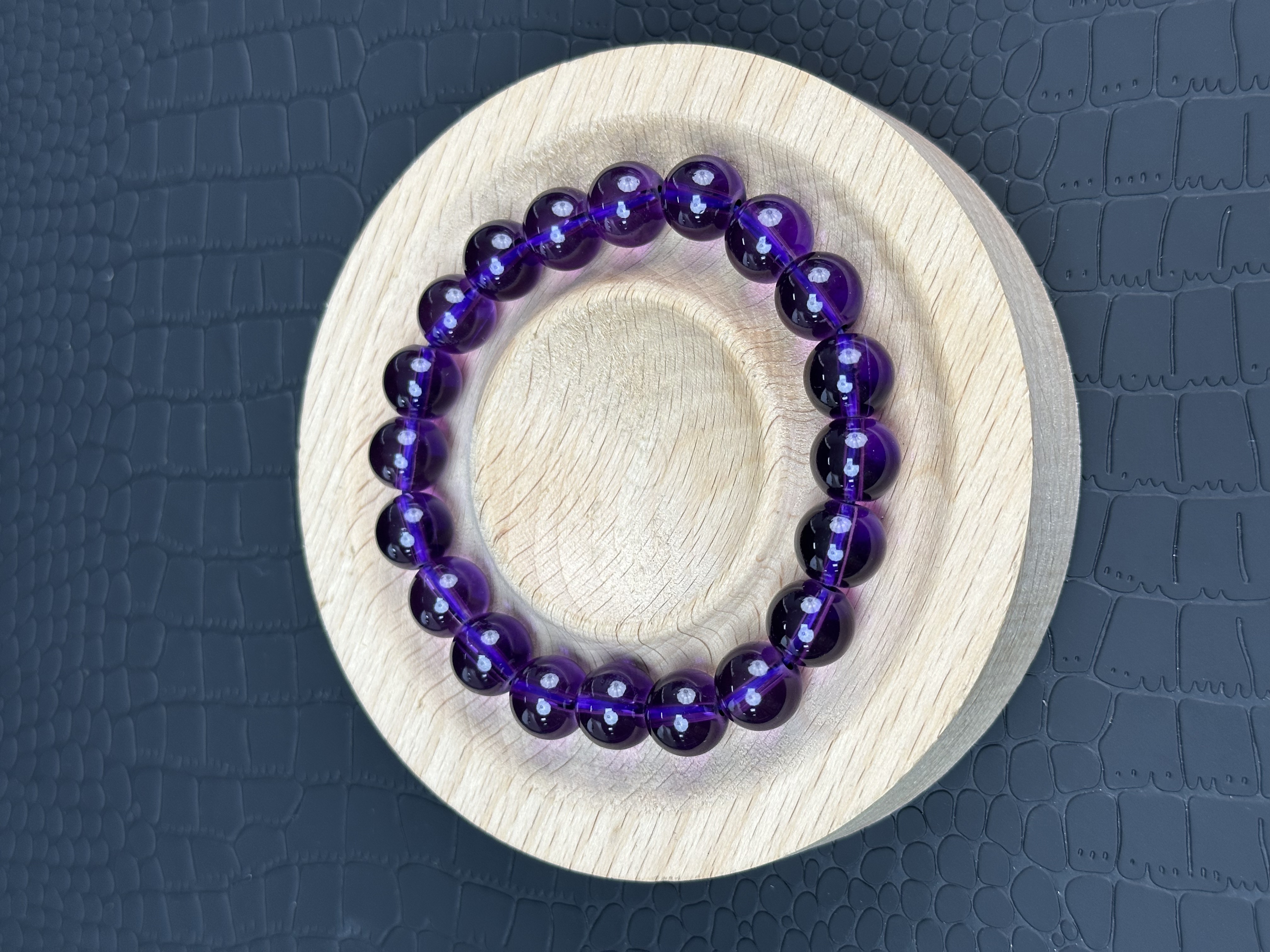 D24紫色水5A净体10m手串时尚百搭女款