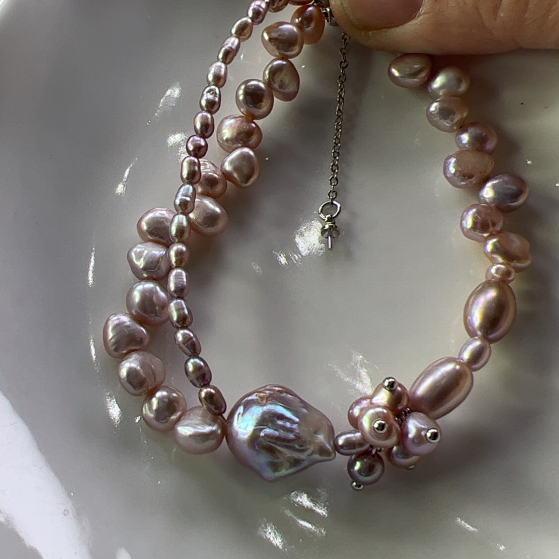 淡水珍珠合金手绳747