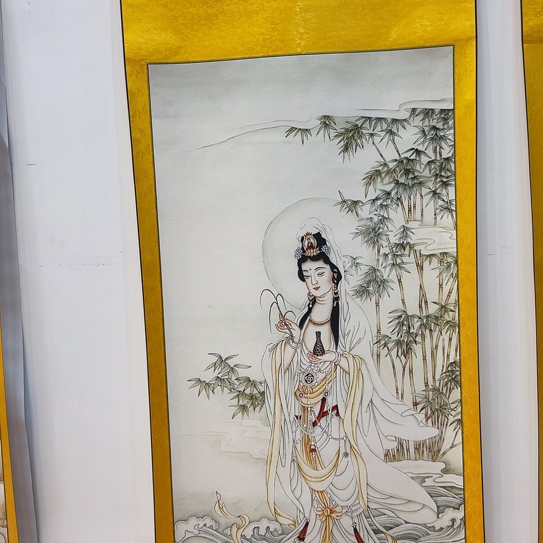 卷轴画观音尊者123