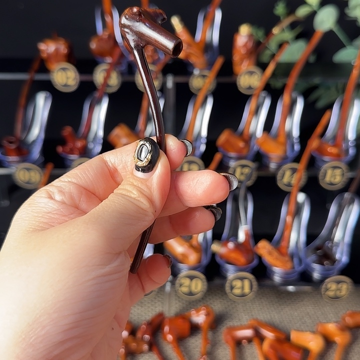 蓝***天香榧木贵州檬子木烟斗