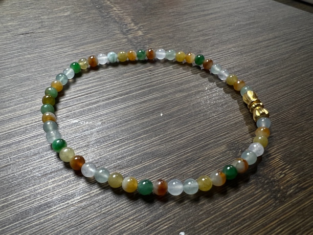 天然A货翡翠，多宝手串