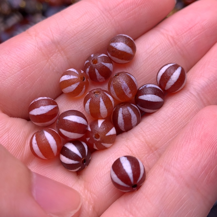 玛瑙/玉髓合金手链发10个