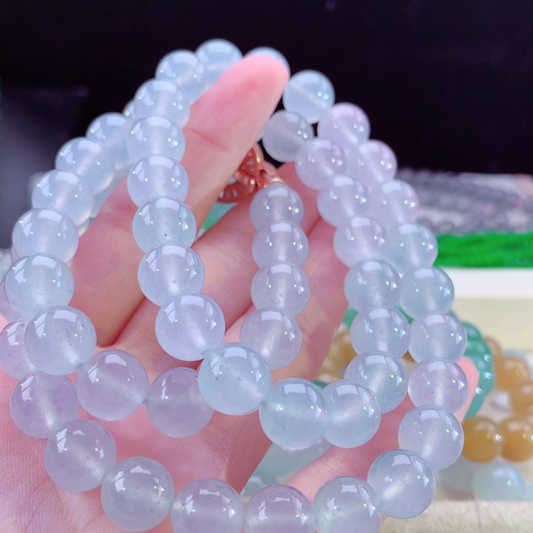 翡翠手链未镶嵌卡10