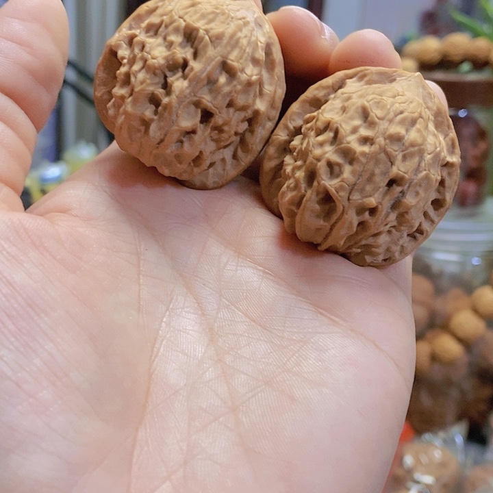 【闪购商品】文玩核桃把件37.5金牛