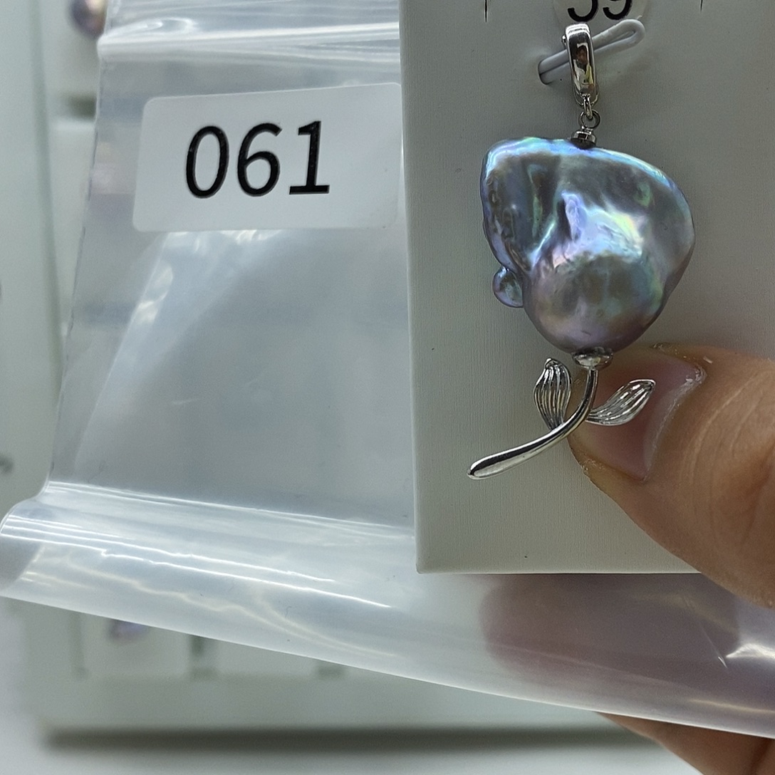 巴洛克珍珠001淡水珍珠合金