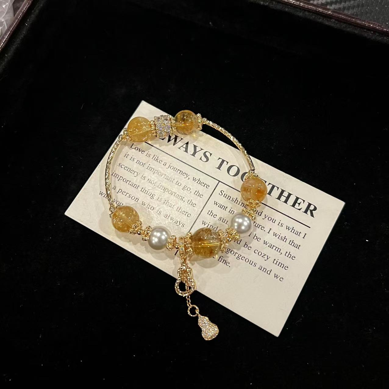 D293「金山」 10mm黄塔晶重工设计款手串 多样性发一